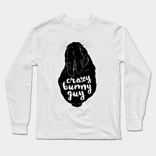 Crazy Bunny Guy Long Sleeve T-Shirt